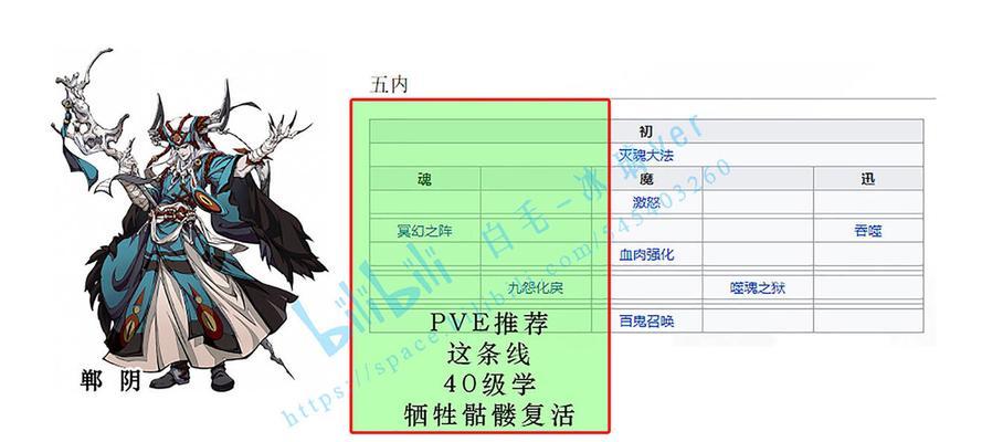 《天地劫幽城再临白菀五内加点推荐》（深入解析游戏玩法）