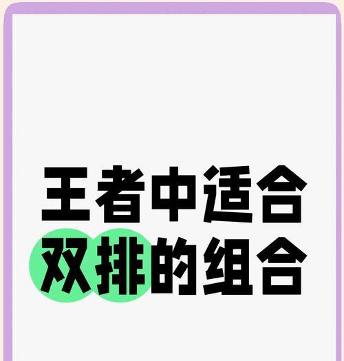 王者荣耀中哪些组合英雄的组合方式最具争议？